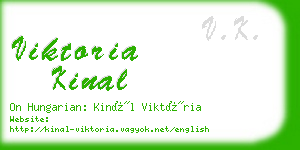 viktoria kinal business card